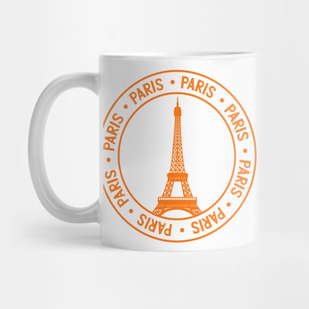 Paris Passport Stamp by madeinchorley